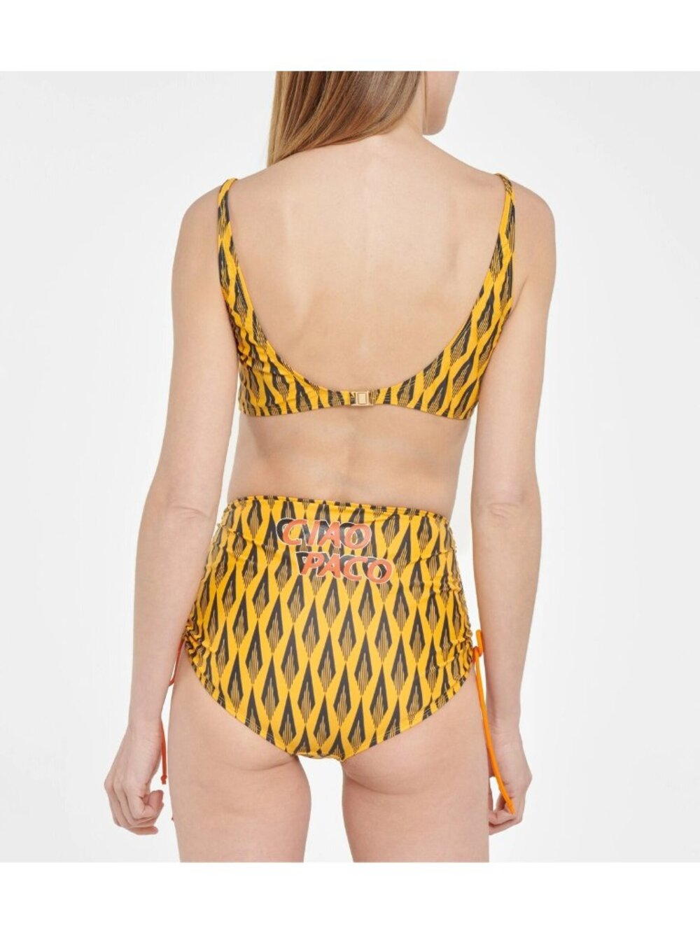 Paco Rabanne high waist printed bikini set Size 38 - Picture 4 of 11